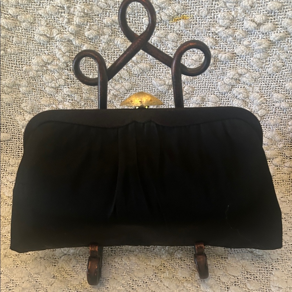 MM Morris Moskowitz Peau De Faile Vintage Evening Cocktail Clutch